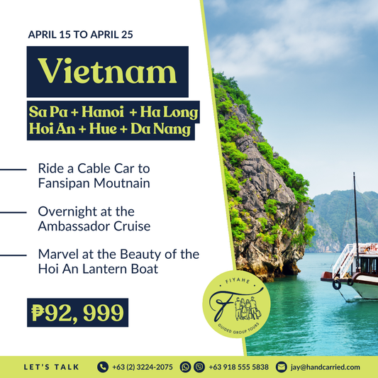 Sa Pa + Hanoi + Ha Long + Hoi An + Hue + Da Nang in VIETNAM [HOLY WEEK]